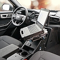 Gamber-Johnson Docking Station with Getac B360 Laptop Mounted in Ford Vehicle