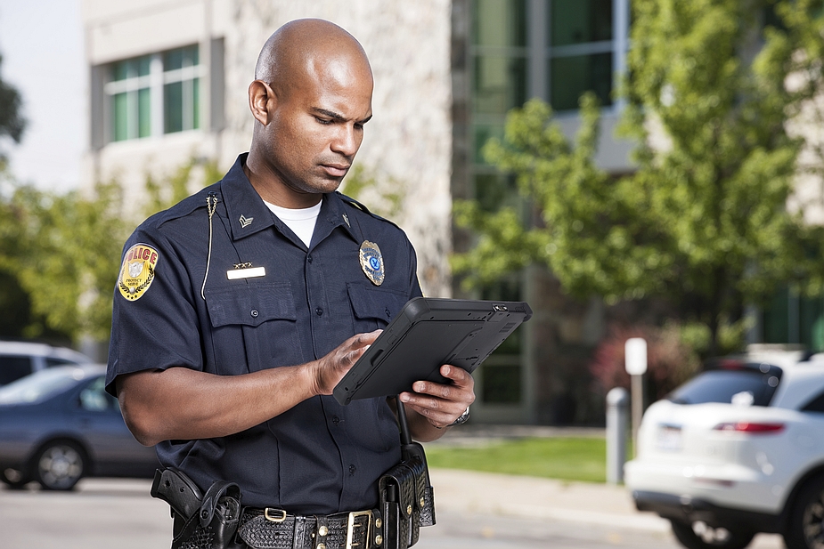 Getac F110 and Police