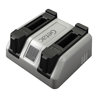 Getac External Dual Bay Main Battery Charger for ZX80 and ZX10 GCMCKM Getac External Dual Bay Main Battery Charger for ZX80 and ZX10 Tablets GCMCKM